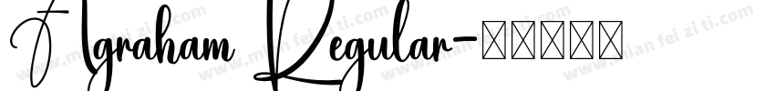 Agraham Regular字体转换